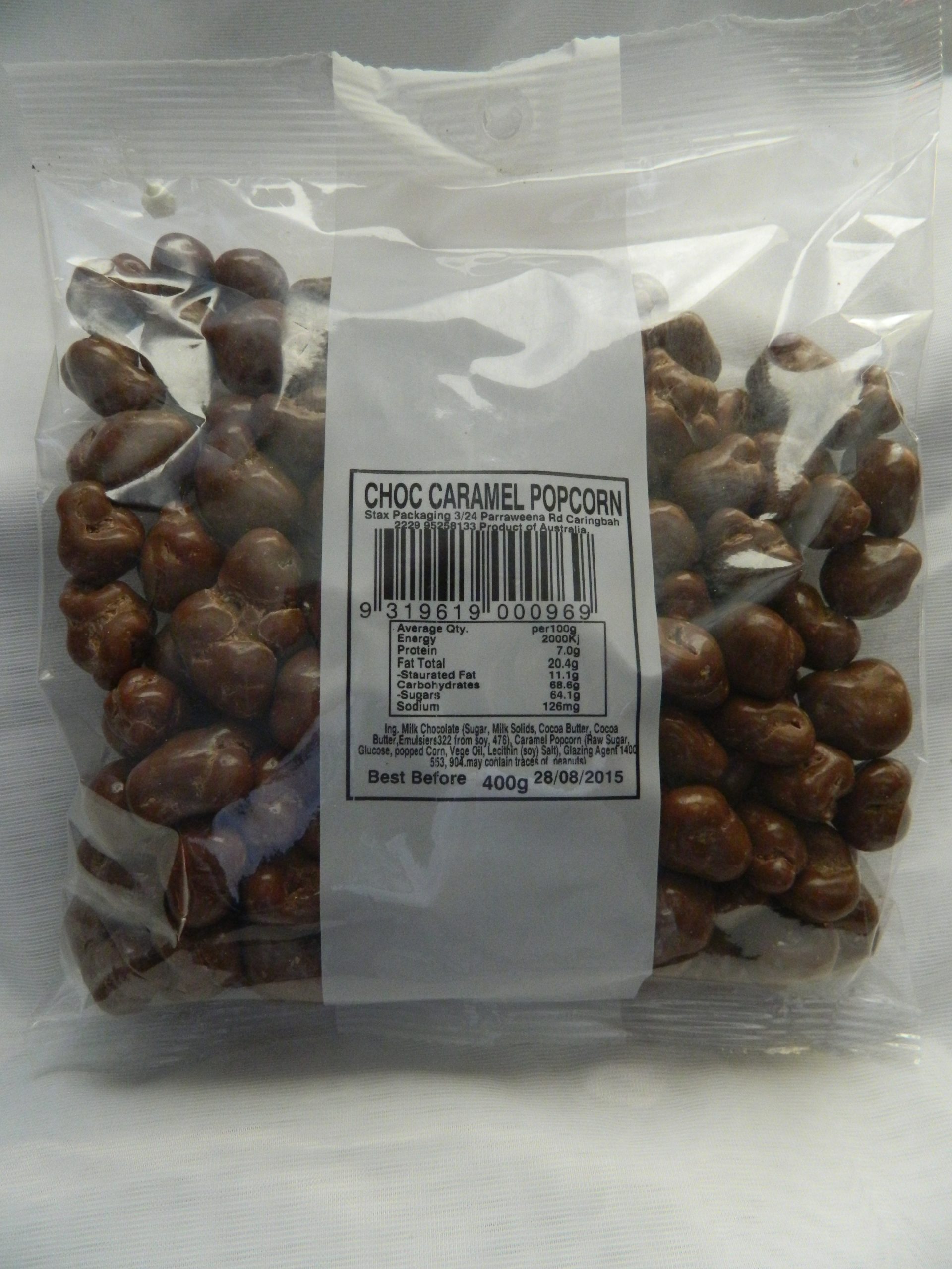 Chocolate & Caramel Popcorn 400g
