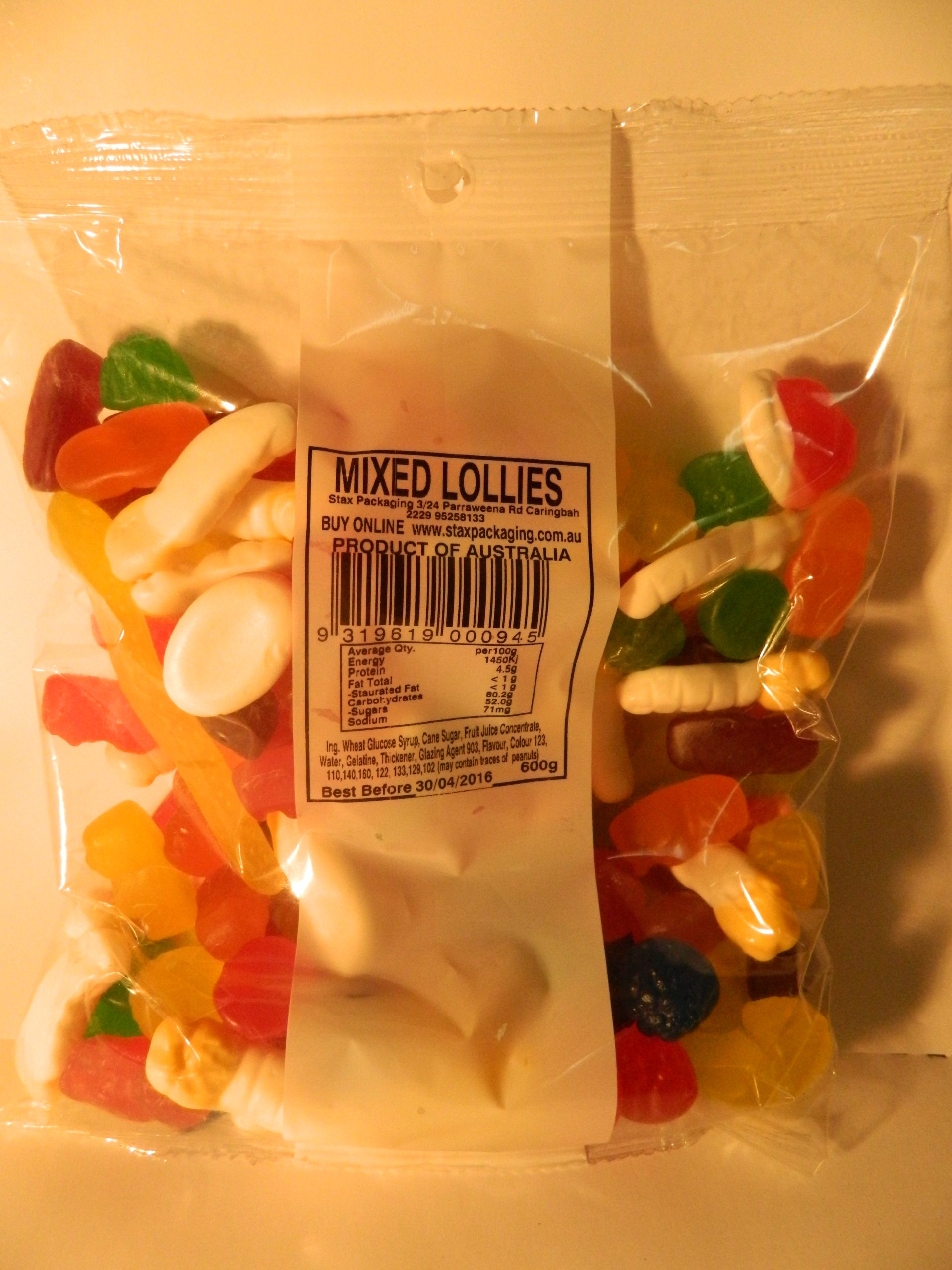 Mixed Lollies 750g